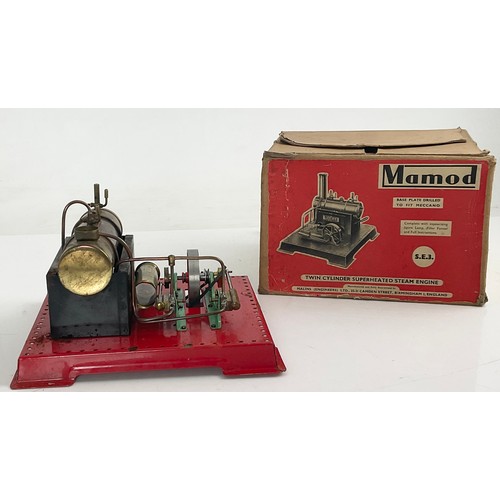 95 - MAMOD TWIN CYLINDER SUPERHEATED STEAM ENGINE SE3., EARLY MALLINS (ENGINEERS) LIMITED BOX