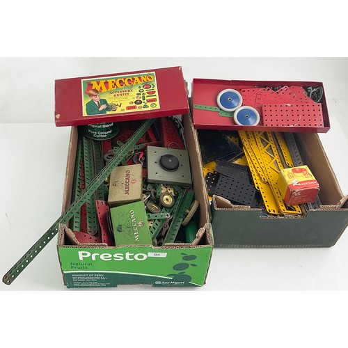 94 - MECCANO - MIXED COLLECTION, INC. BOXED ACCESSORY OUTFIT, MECCANO TINS, BOXED EMEBO ELECTRIC MOTOR, I... 