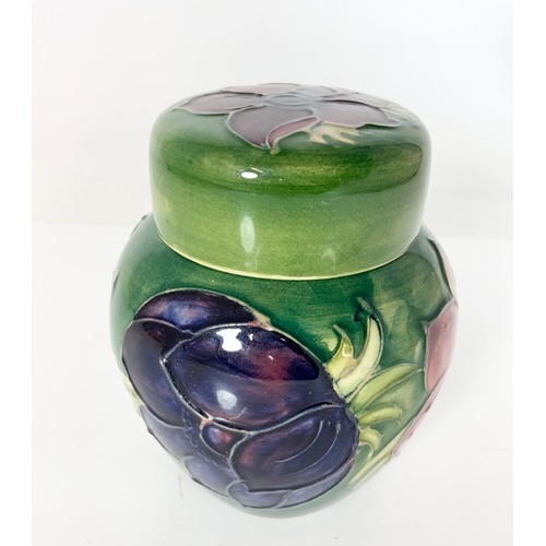 42 - MOORCROFT GINGER JAR AND COVER