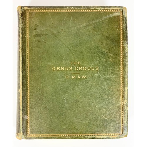 81 - BOOK, BOTANY RELATED – MAW (GEORGE) A MONOGRAPH OF THE GENUS CROCUS FIRST EDITION 1886