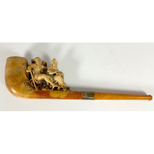 127 - 2 MEERSCHAUM PIPES, AF