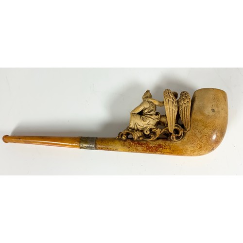 127 - 2 MEERSCHAUM PIPES, AF