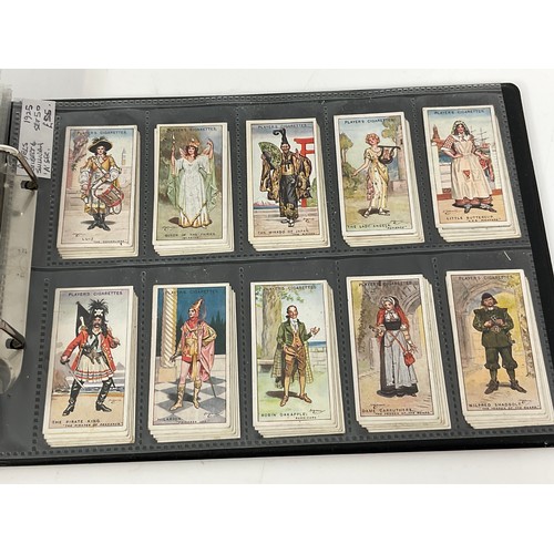 118 - A CIGARETTE CARD ALBUM CONTAINING 26 SETS OF ORIGINAL CARDS, MOSTLY G/VG, CATALOGUE £490+