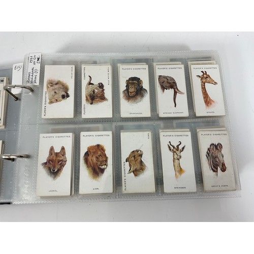 119 - A CIGARETTE CARD ALBUM CONTAINING 26 SETS OF ORIGINAL CARDS, MOSTLY G/VG, CATALOGUE £490+