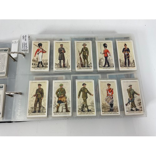 119 - A CIGARETTE CARD ALBUM CONTAINING 26 SETS OF ORIGINAL CARDS, MOSTLY G/VG, CATALOGUE £490+