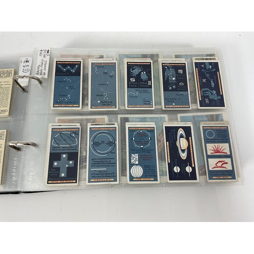 119 - A CIGARETTE CARD ALBUM CONTAINING 26 SETS OF ORIGINAL CARDS, MOSTLY G/VG, CATALOGUE £490+