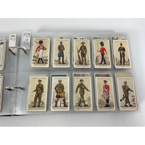 119 - A CIGARETTE CARD ALBUM CONTAINING 26 SETS OF ORIGINAL CARDS, MOSTLY G/VG, CATALOGUE £490+