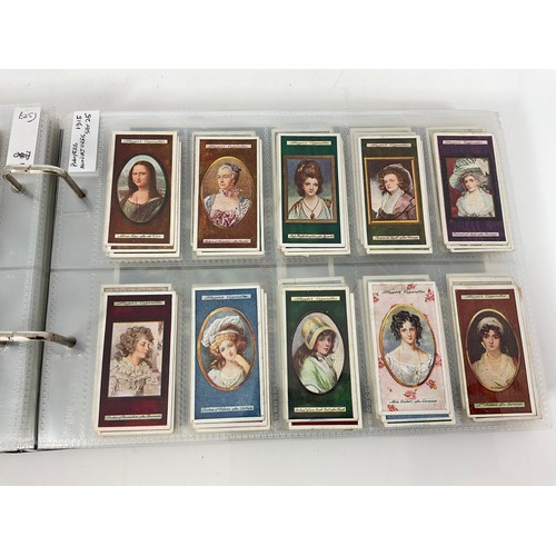 119 - A CIGARETTE CARD ALBUM CONTAINING 26 SETS OF ORIGINAL CARDS, MOSTLY G/VG, CATALOGUE £490+