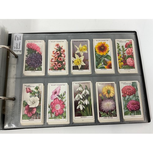 119 - A CIGARETTE CARD ALBUM CONTAINING 26 SETS OF ORIGINAL CARDS, MOSTLY G/VG, CATALOGUE £490+