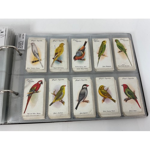 121 - A CIGARETTE CARD ALBUM CONTAINING 25 SETS OF ORIGINAL CARDS, MOSTLY G/VG, CATALOGUE £510+