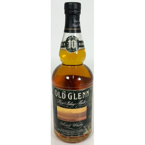 5 - OLD GLENN PURE ISLA WINE MALT SCOTCH WHISKY 10 YEARS OLD IN PRESENTATION TUBE