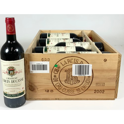 90 - CASE OF 12 BOTTLES 2002 CHATEAU LARCIS DUCASSE ST EMILION GRAND CRU CLASSE