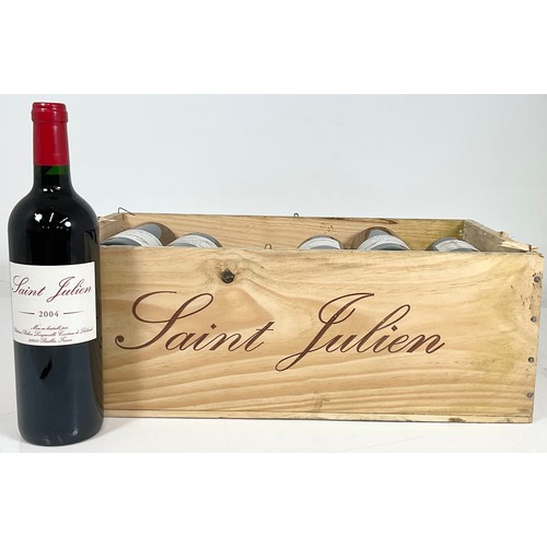 97 - ONE CASE – 12 BOTTLES ST JULIEN 2004