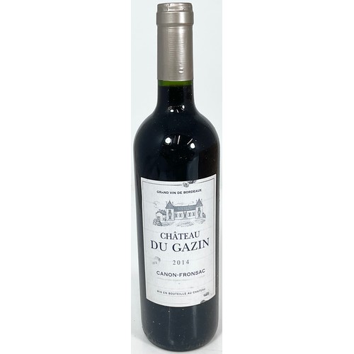 72 - 9 BOTTLES CHATEAUX DE GAZIN CANON FRONSAC 2014