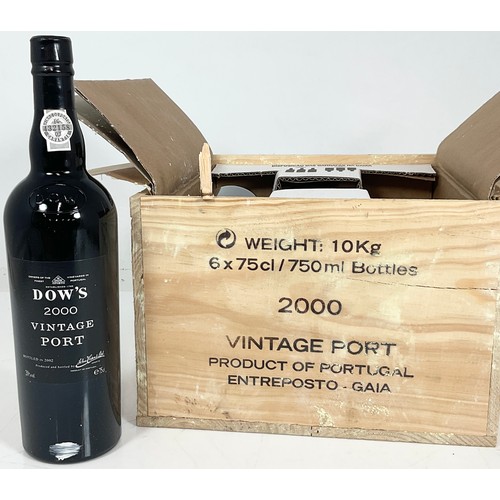 47 - CASE – 6 BOTTLES DOW’S 2000 VINTAGE PORT