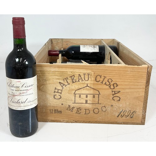 74 - EIGHT BOTTLES OF CHATEAUX CISSAC CRU BOURGEOIS HAUT MEDOC 1996