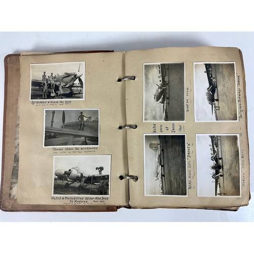 146 - FASCINATING PHOTOGRAPH ALBUM RAF WARTIME WEST AFRICA INC. AIRCRAFT, NATIVE LIFE, FUNERAL CEREMONIES,... 