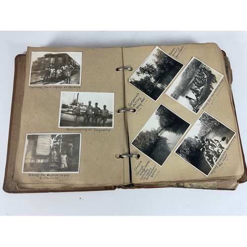 146 - FASCINATING PHOTOGRAPH ALBUM RAF WARTIME WEST AFRICA INC. AIRCRAFT, NATIVE LIFE, FUNERAL CEREMONIES,... 