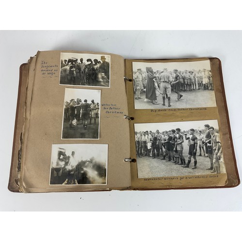 146 - FASCINATING PHOTOGRAPH ALBUM RAF WARTIME WEST AFRICA INC. AIRCRAFT, NATIVE LIFE, FUNERAL CEREMONIES,... 