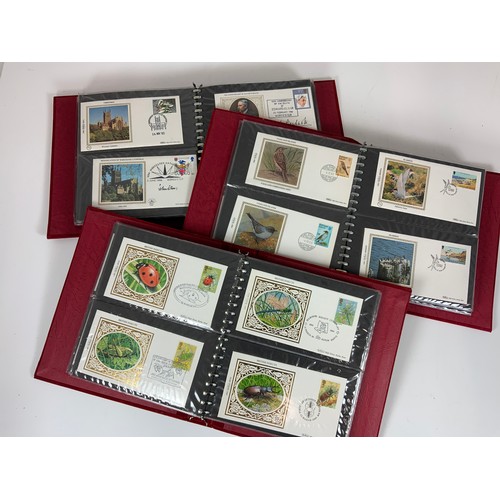 230 - STAMP INTEREST, BENHAM FDC’S IN 3 SPECIAL ALBUMS, C. 1980-1985, APPROX . 160 CARDS