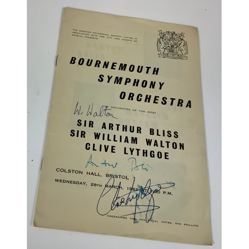 149 - VARIOUS THEATRE AND OTHER EPHEMERA SIGNED INCLUDING PAVAROTTI, JOHN GILPIN AND OTHERS