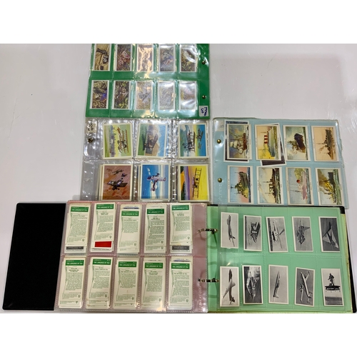 164 - CIGARETTE CARD ALBUM, WITH ASSORTMENT OF CARDS, INC OLYMPIC CHALLENGE 1992, RACE INTO SPACE, PRIORY ... 