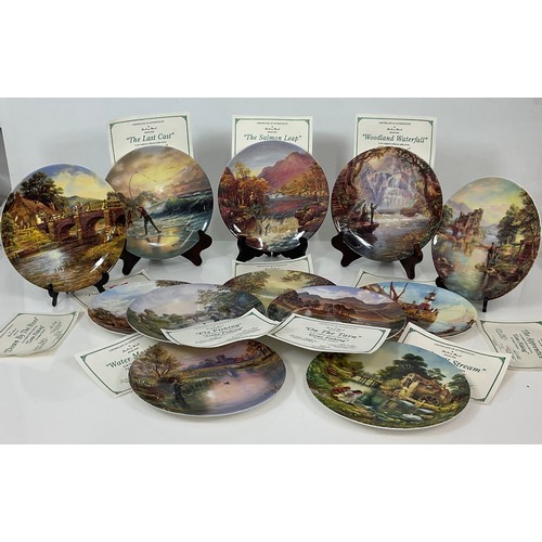 152 - COLLECTION OF DANBURY MINT GONE FISHING PLATES