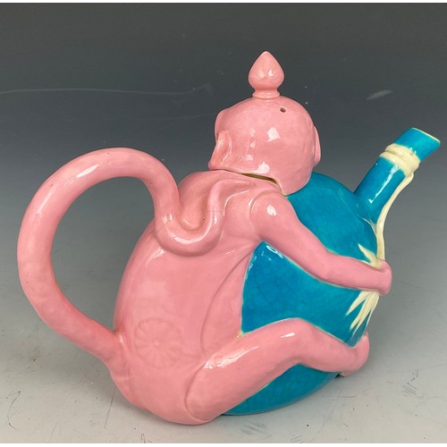 170 - NOVELTY MINTON TYPE MONKEY TEAPOT AF