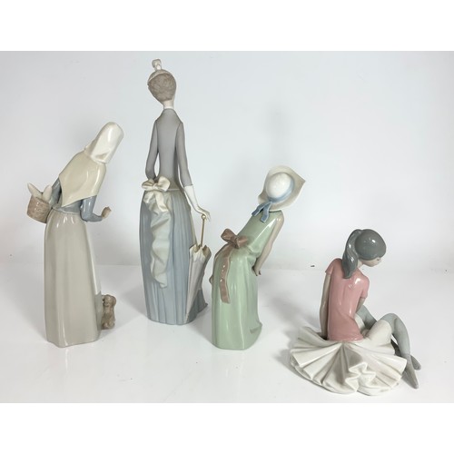 83 - 4 LLADRO FIGURINES TALLEST 35cm