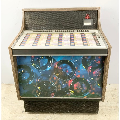 384 - VINTAGE NSM JUKE BOX 106cm TALL