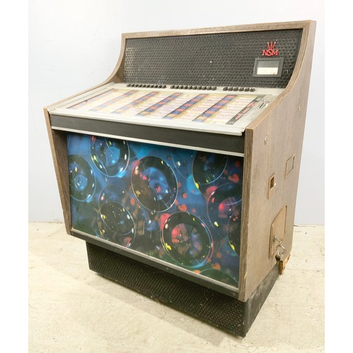 384 - VINTAGE NSM JUKE BOX 106cm TALL