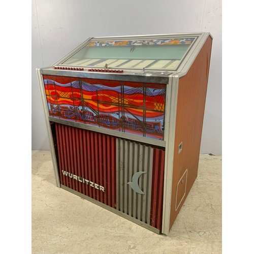 387 - VINTAGE WURLITZER JUKE BOX 100cm TALL