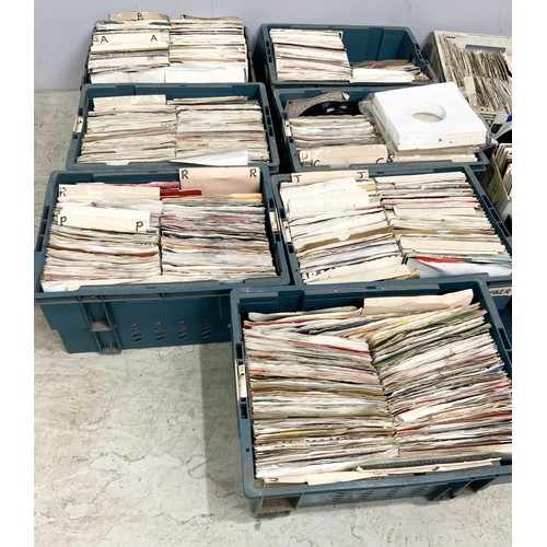 389 - LARGE QUANTITY OF JUKEBOX  RECORDS