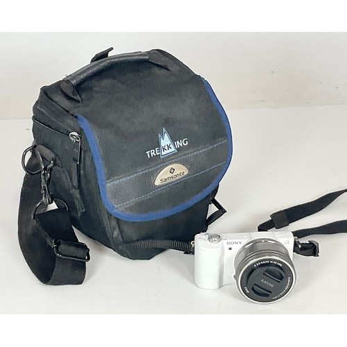 398 - SONY ALPHA 5100 CAMERA SYSTEM WITH SAMSONITE CASE AND CHARGER,