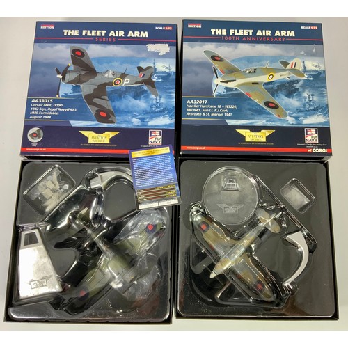 198 - CORGI LIMITED EDITION THE FLEET AIR ARM 100TH ANNIVERSARY AA 32017 HAWKER HURRICANE,