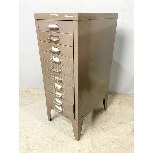 470 - BISLEY MULTI DRAWER METAL CABINET 72cm TALL