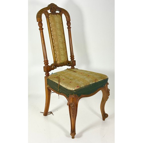 648 - CHAIR WITH TAPESTRY SEAT AND BACK AND 2 OTHERS