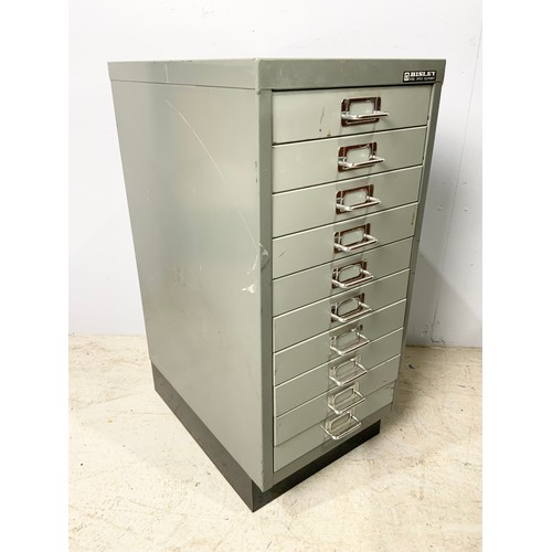 469 - BISLEY TYPE MULTI DRAWER METAL CABINET 67cm TALL