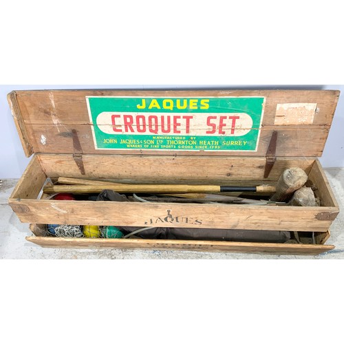 473 - JAQUES CROQUET SET AF