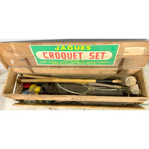 473 - JAQUES CROQUET SET AF