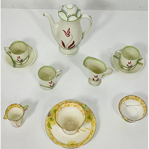 194 - ROYAL DOULTON DUBARRY PART TEA SERVICE AND ONE OTHER DECORATIVE PART TEA SERVICE