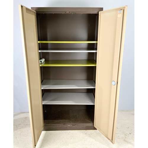 471 - LARGE METAL WORKSHOP CABINET 184cm TALL