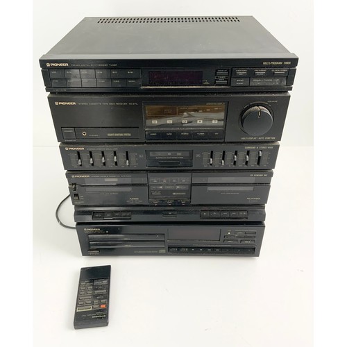 374 - PIONEER  RX  Z71L UNIT WITH A PIONEER PD  Z73T CD PLAYER