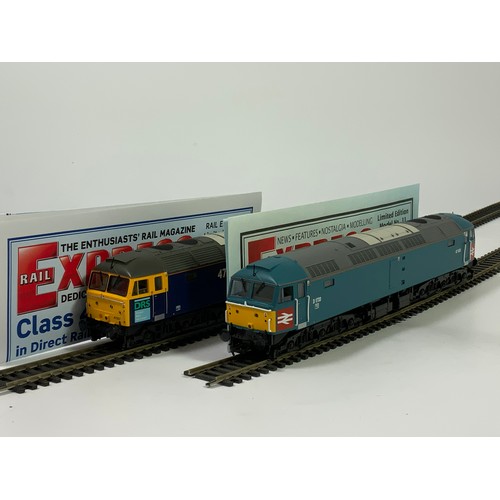 484 - HELJAN, TWO BOXED CLASS 47 DIESEL LOCOMOTIVES, BOTH LIMITED EDITIONS, 47853 IN XP 64 LIVERY & 47237 ... 