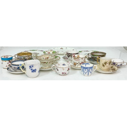 166 - MISC. EARLY 20TH CENTURY ORIENTAL TEA BOWLS PLATES AND JUG INCL. BOOTHS SILICON CHINA