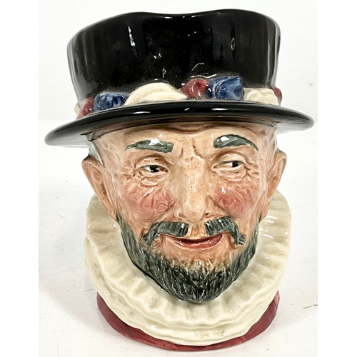 106 - COLLECTION OF LARGE ROYAL DOULTON CHARACTER TOBY JUGS