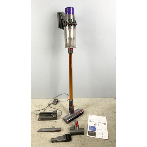 378 - DYSON CORDLESS VACUUM CLEANER & ACCESSORIES