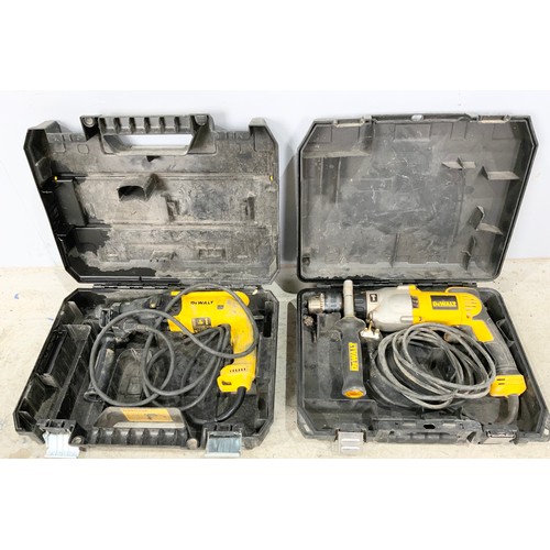 479 - 2 DEWALT POWER DRILLS IN CASES