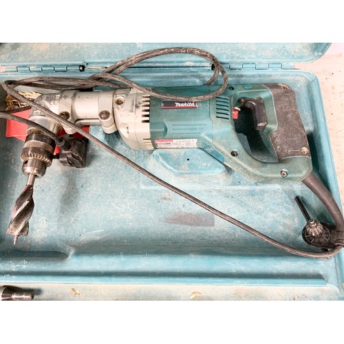 475 - 2 CASED MAKITA DRILLS  MODELS DA4000LR & 8406