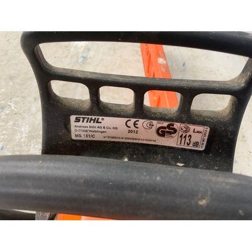 501 - STIHL MS 181 PETROL CHAINSAW